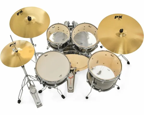 Pearl Export 22" Rock G.Silver detail 5