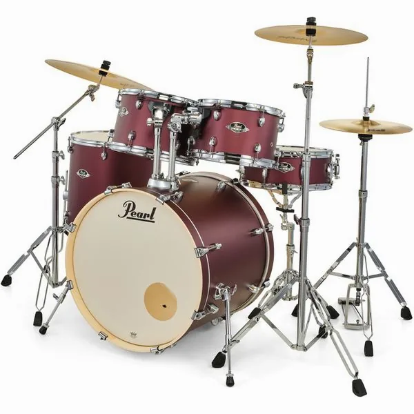 Pearl Export 22" Rock Sat. Scarlet vooraanzicht