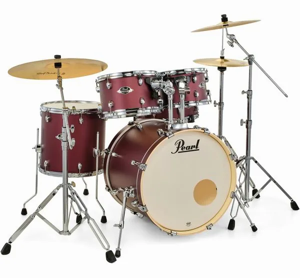 Pearl Export 22" Stand. Sat. Scarlet detail 4