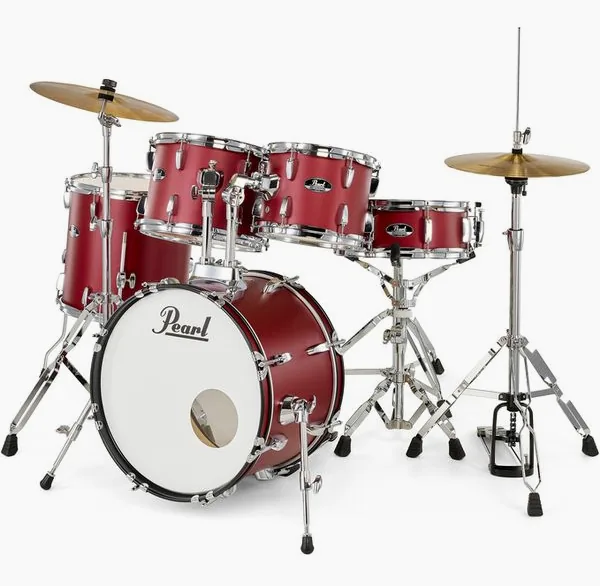 Pearl Roadshow 18" Matte Red vooraanzicht