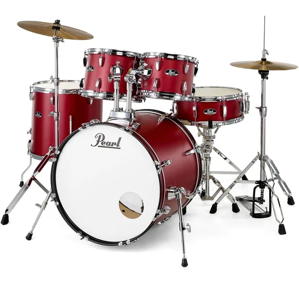 Pearl Roadshow 22" Matte Red vooraanzicht
