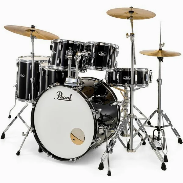 Pearl Roadshow 22" Plus 6pcs Black vooraanzicht