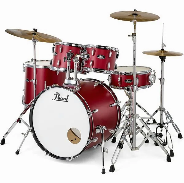 Pearl Roadshow 22" Plus Matte Red vooraanzicht