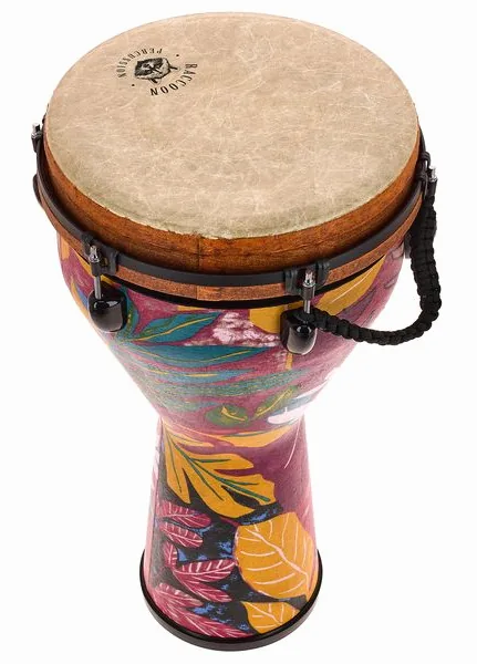 Raccoon 12" Jumbo Djembe - Jungle detail 4