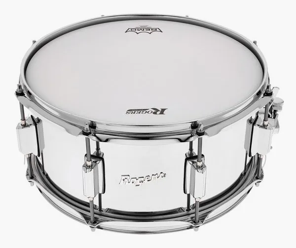 Rogers 14"x6,5" Powertone No.26-ST vooraanzicht