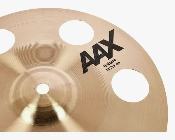 Sabian 10" AAX O-Zone Splash detail 3