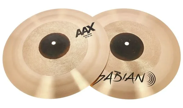 Sabian 14" AAX Freq Hats detail 2