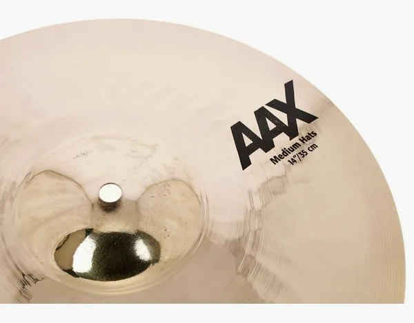 Sabian 14" AAX Medium Hi-Hat detail 4