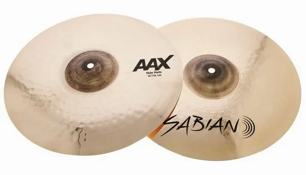 Sabian 14" AAX Thin Hi-Hat detail 2