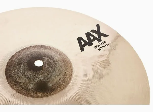 Sabian 14" AAX Thin Hi-Hat detail 4
