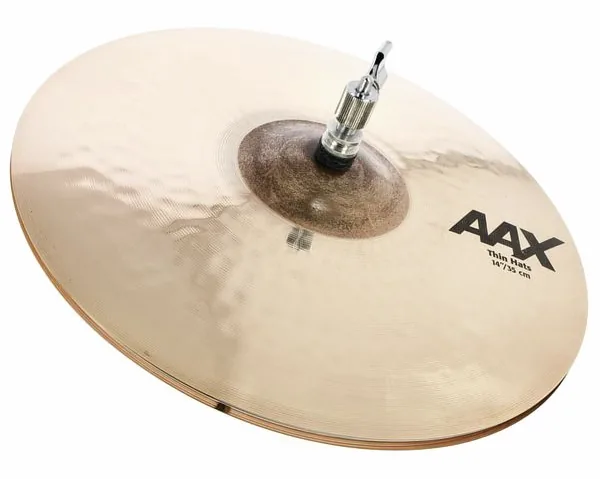 Sabian 14" AAX Thin Hi-Hat vooraanzicht