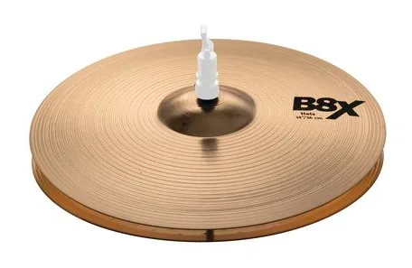 Sabian 14" B8X Hi-Hat vooraanzicht