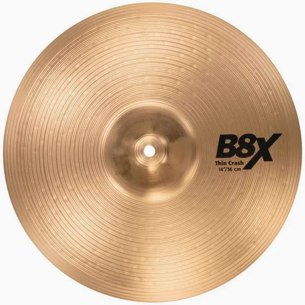 Sabian 14" B8X Thin Crash detail 2