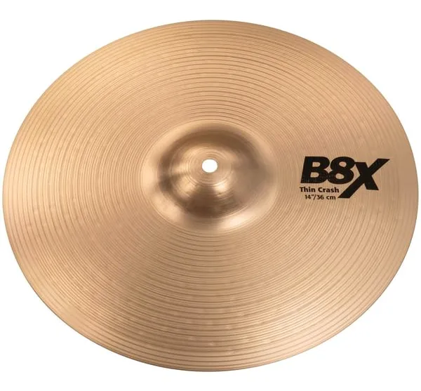 Sabian 14" B8X Thin Crash vooraanzicht