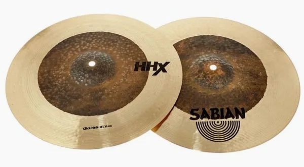 Sabian 14" HHX Click Hats detail 2