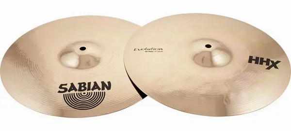 Sabian 14" HHX Evolution Hi-Hat vooraanzicht