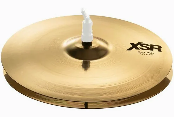 Sabian 14" XSR Rock Hi-Hat vooraanzicht