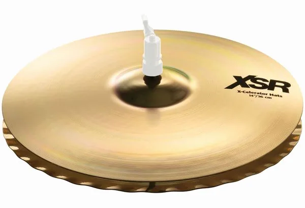 Sabian 14" XSR X-Celerator Hi-Hat vooraanzicht