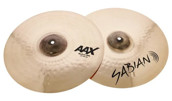 Sabian 15" AAX Medium Hi-Hat detail 2