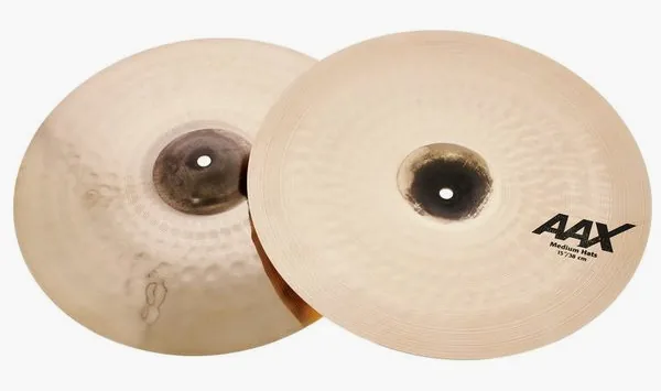 Sabian 15" AAX Medium Hi-Hat detail 3