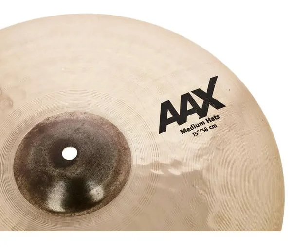 Sabian 15" AAX Medium Hi-Hat detail 4