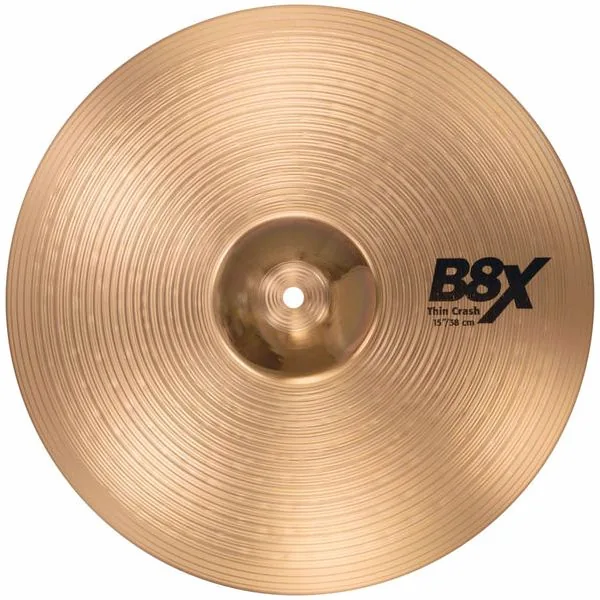 Sabian 15" B8X Thin Crash detail 2