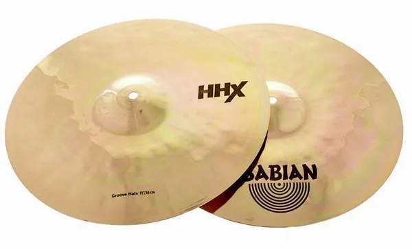 Sabian 15" HHX Groove Hi-Hat detail 2