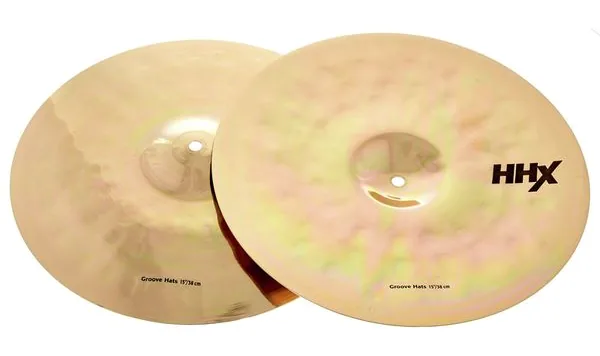 Sabian 15" HHX Groove Hi-Hat detail 3