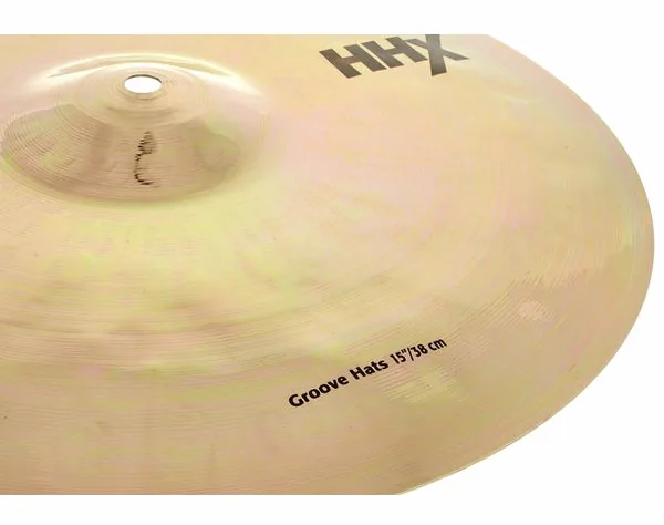 Sabian 15" HHX Groove Hi-Hat detail 5
