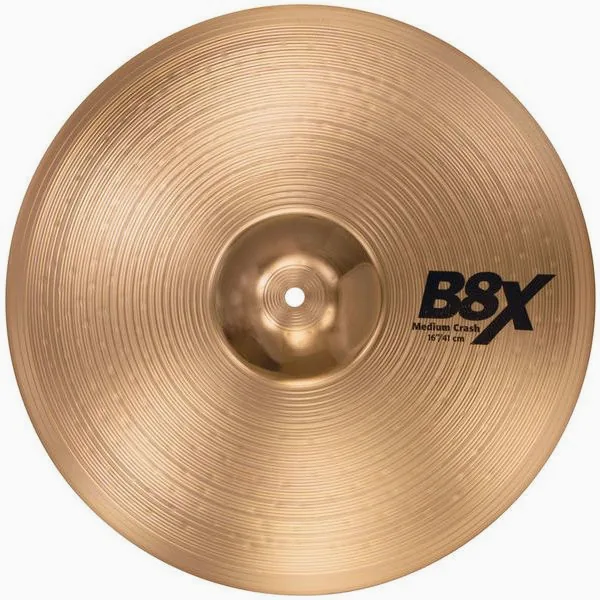 Sabian 16" B8X Medium Crash detail 2