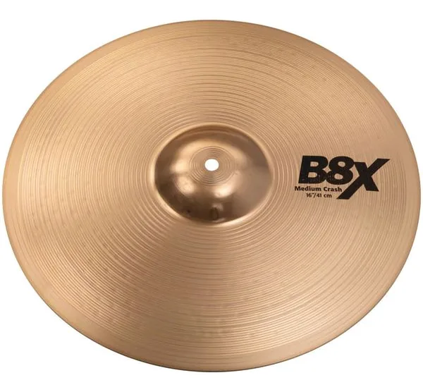 Sabian 16" B8X Medium Crash vooraanzicht