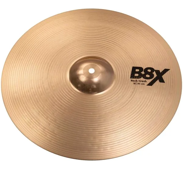 Sabian 16" B8X Rock Crash vooraanzicht