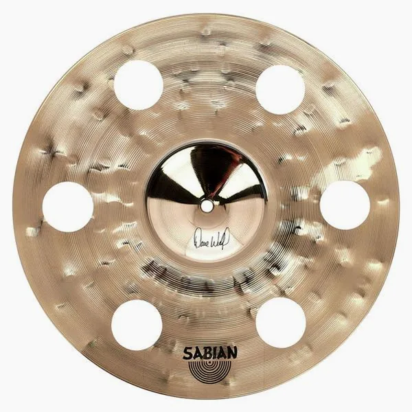 Sabian 16" HHX Evolution O-Zone Crash detail 2