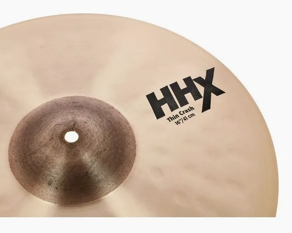 Sabian 16" HHX Thin Crash detail 3