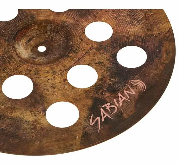 Sabian 16" XSR Monarch O-Zone Crash detail 4