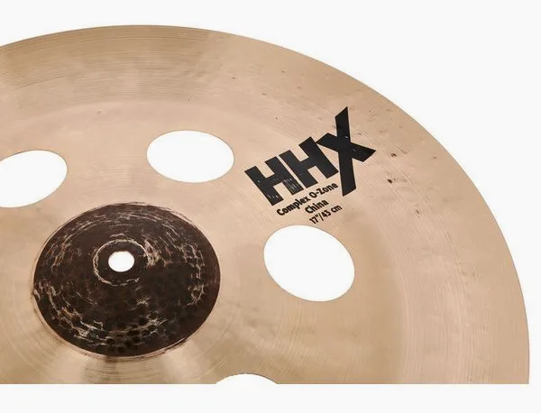 Sabian 17" HHX Complex O-Zone China detail 4