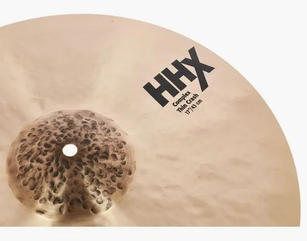 Sabian 17" HHX Complex Thin Crash detail 3