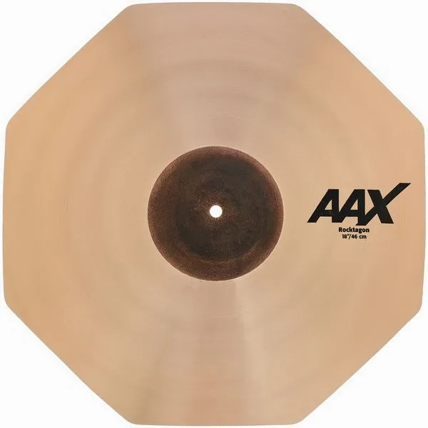 Sabian 18" AAX Rocktagon detail 2