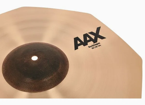 Sabian 18" AAX Rocktagon detail 4