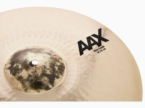 Sabian 18" AAX Thin Crash detail 3
