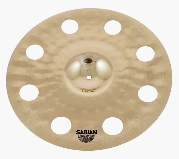 Sabian 18" HHX Evolution O-Zone Crash detail 2