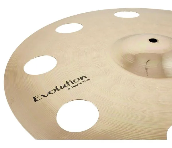 Sabian 18" HHX Evolution O-Zone Crash detail 3