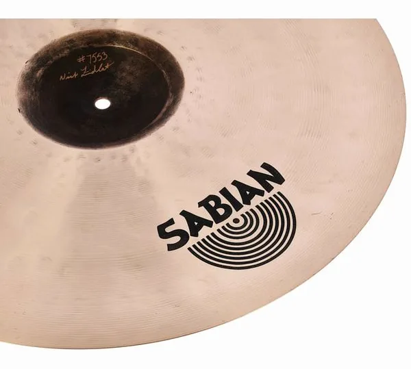 Sabian 19" Artisan Thin Crash detail 4