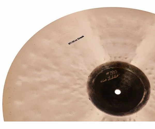 Sabian 19" Artisan Thin Crash detail 5