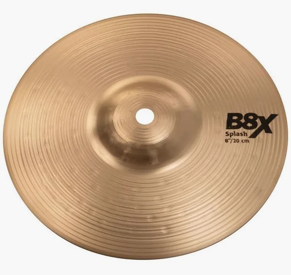 Sabian 8" B8X Splash vooraanzicht