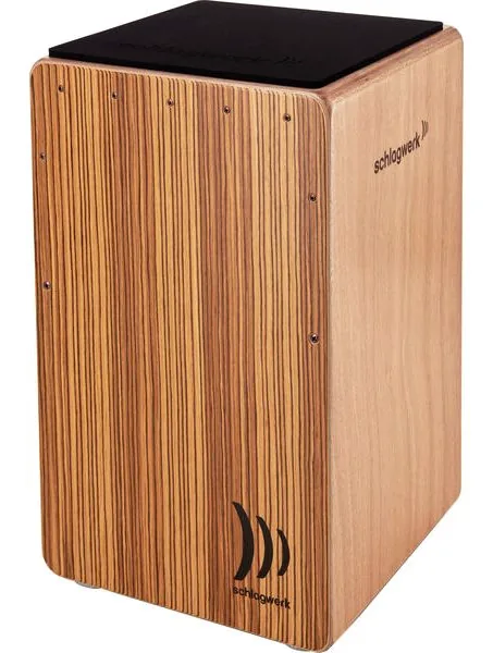 Schlagwerk CP 4011 Cajon "Zebrano" vooraanzicht