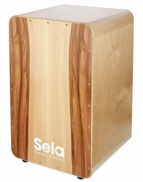 Sela SE 002A Casela Satin Nut Cajon vooraanzicht