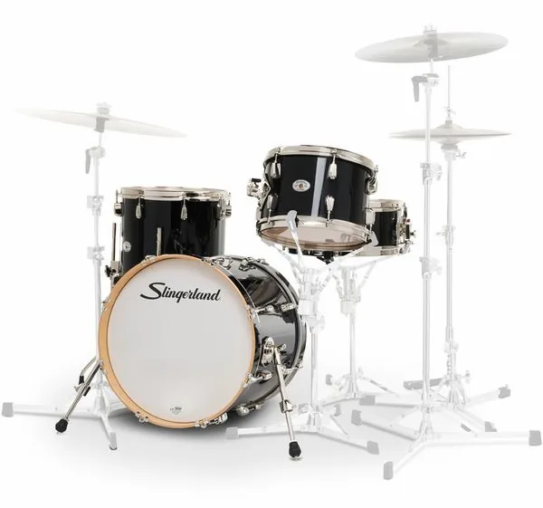 Slingerland 18" Studio King 4pc w/SN DNB vooraanzicht