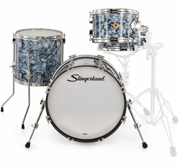 Slingerland 20" Radio King 4pc w/Snare BDP detail 3