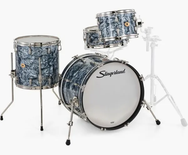 Slingerland 20" Radio King 4pc w/Snare BDP detail 4